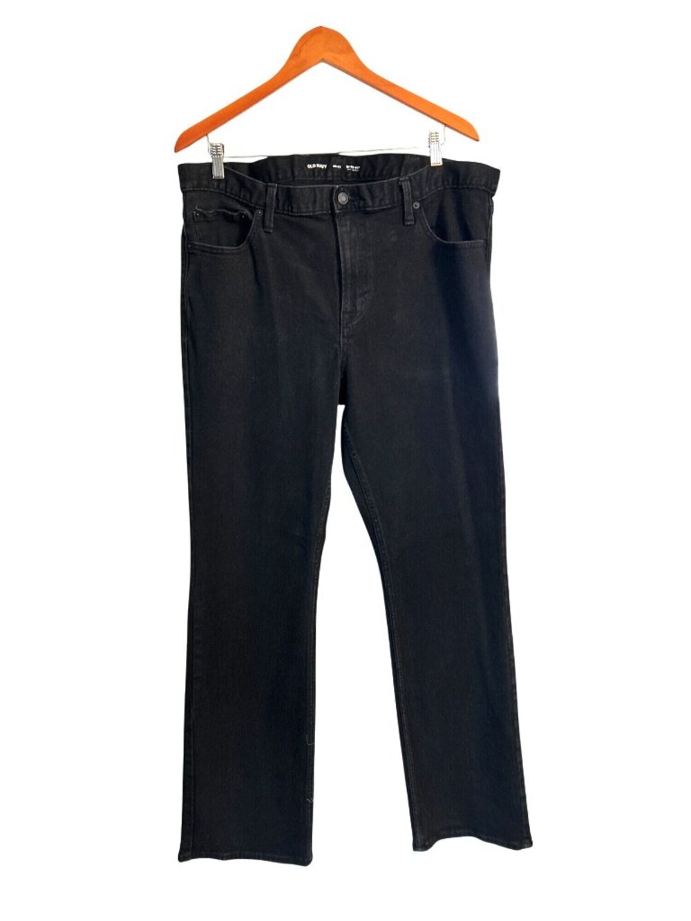 Old Navy Mens Black Boot-Cut Jeans Size 40x32